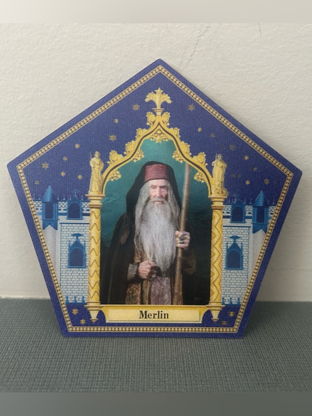 Harry Potter Merlin Collectible Chocolate Frog Card